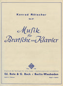 Musik für Bratsche und Klavier op. 27