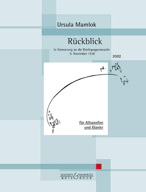 Rückblick (alto saxophone and piano)
