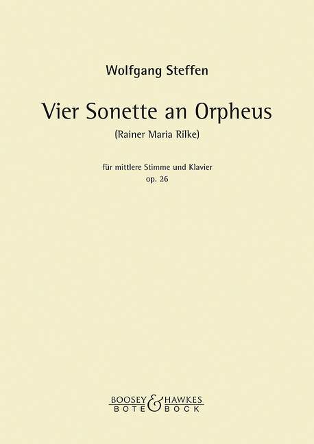 Vier Sonette an Orpheus op. 26