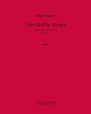 Vier Lieder nach Graffiti-Texten op. 25