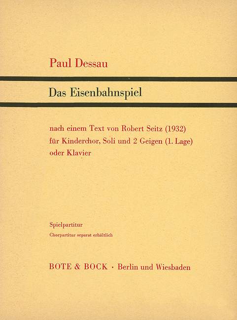 Das Eisenbahnspiel (score  (also performance score))