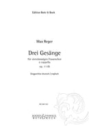 Drei Gesänge op. 111b