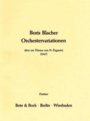 Orchestervariationen = Variations on a Theme by N. Paganini
