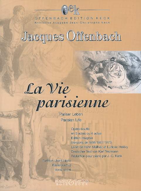 La Vie parisienne - Pariser Leben - Parisian Life (vocal/piano score)