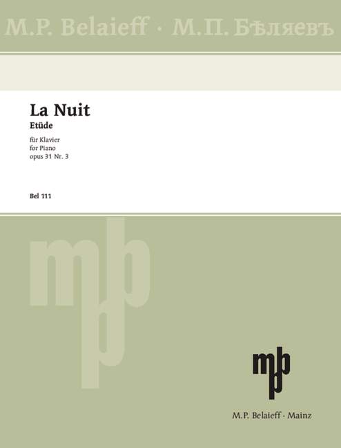 La Nuit E-Dur op. 31/3