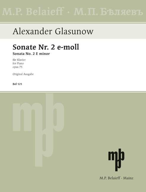 Sonate Nr. 2 e-Moll op. 75