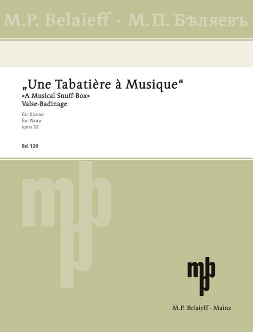 Une Tabatière à Musique op. 32