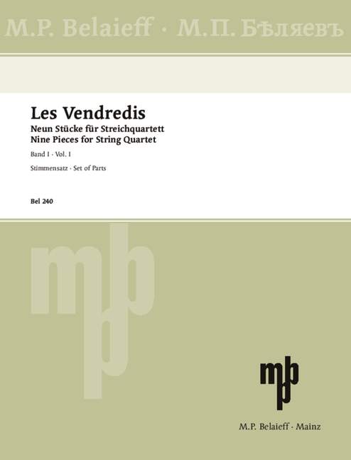 Les Vendredis (set of parts), Vol. 1