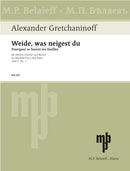 Vier Lieder op. 5, No. 3 Weide, was neigest du