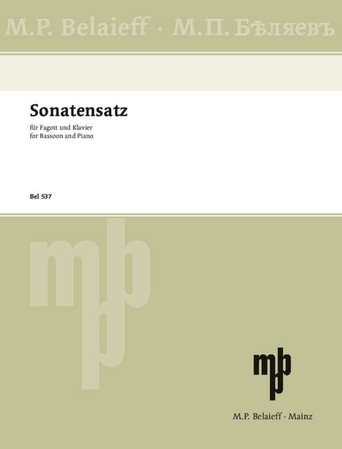 Sonatensatz g-Moll