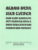 Vier Lieder op. 2