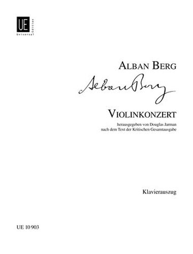 Violinkonzert [vocal/piano score]