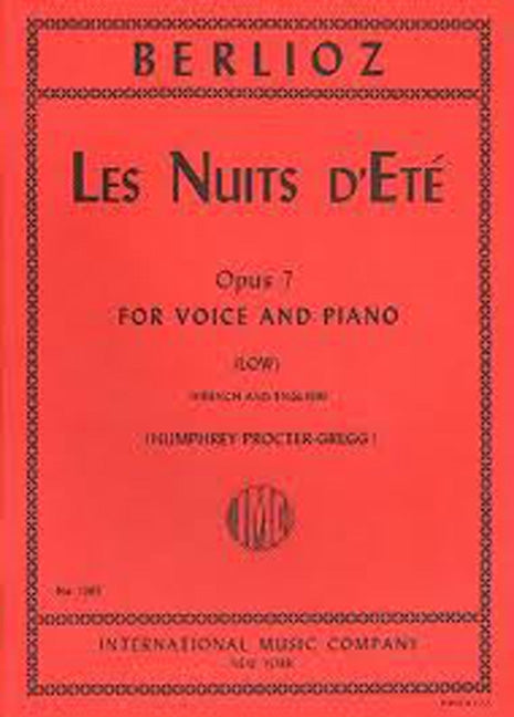 Les Nuits d'ete (Low) Op.7