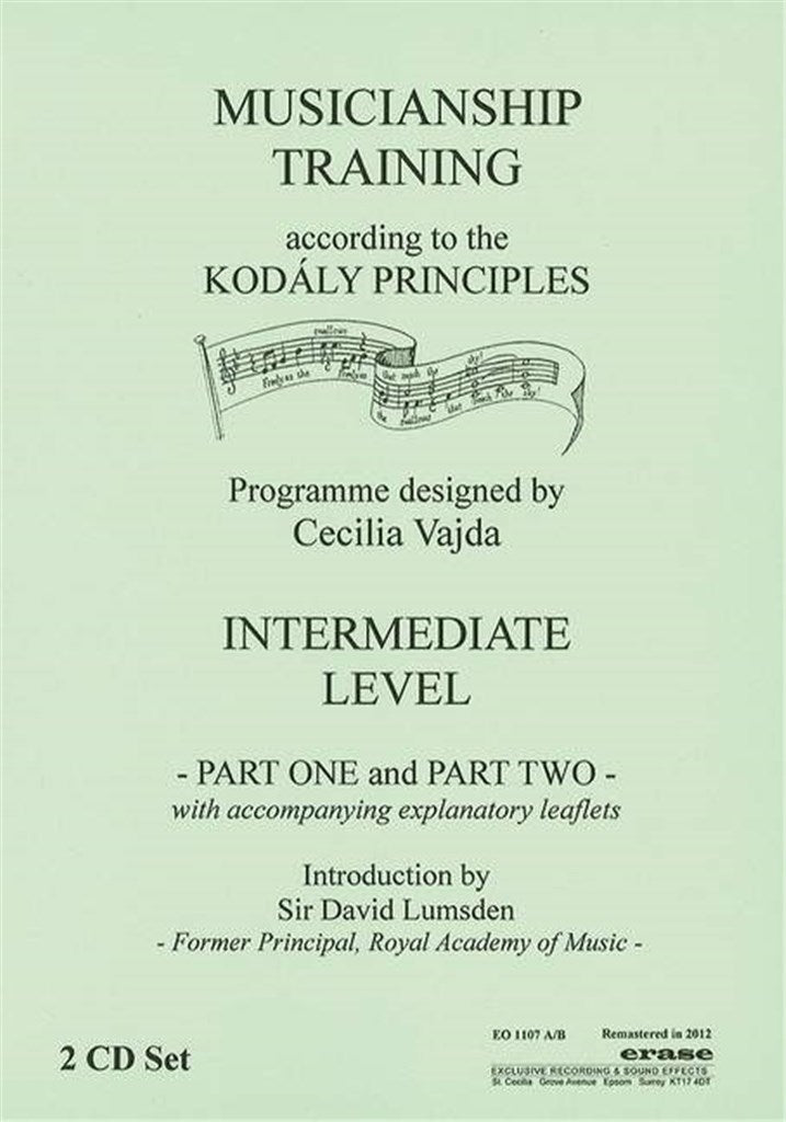 Musicianship Training According to Kodály: Intermediate Level - Part One and Two