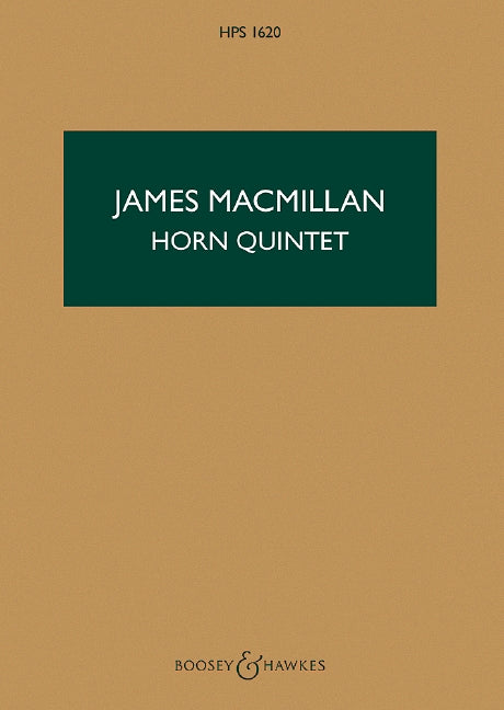 Horn Quintet (Study Score)