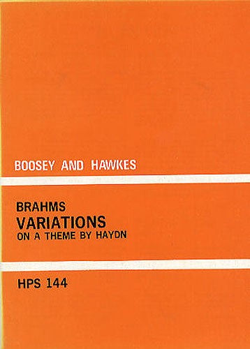 Variationen on a Theme of Haydn op. 56a