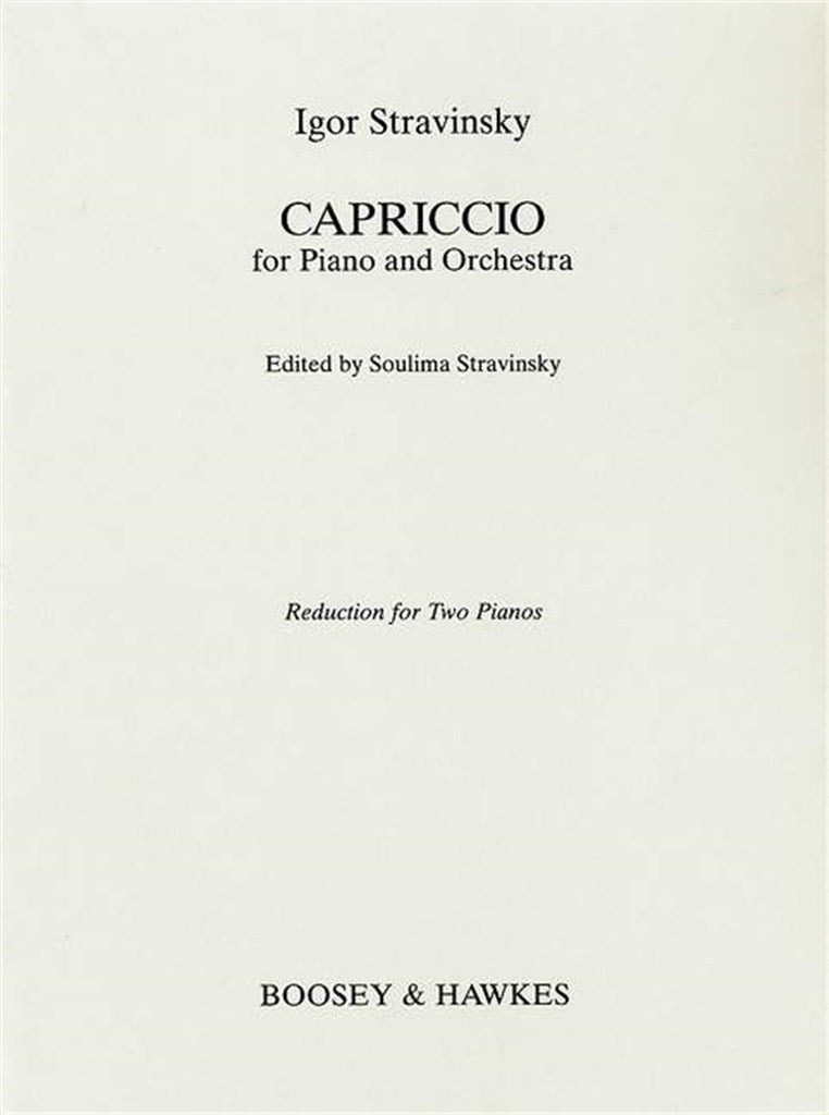 Capriccio (Piano Reduction)