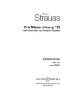 Drei Mannerchore - Choral Score