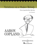 Variations On A Shaker Melody, Orchestra (Score)