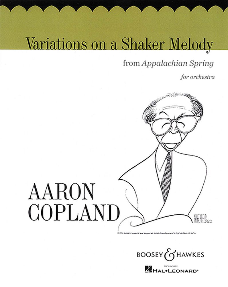 Variations On A Shaker Melody, Orchestra (Score)