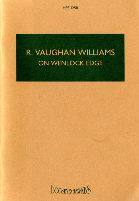 On Wenlock Edge (Study Score)