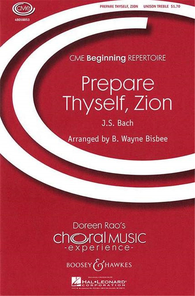 Prepare thyself, Zion (Choir Unisono and Piano)