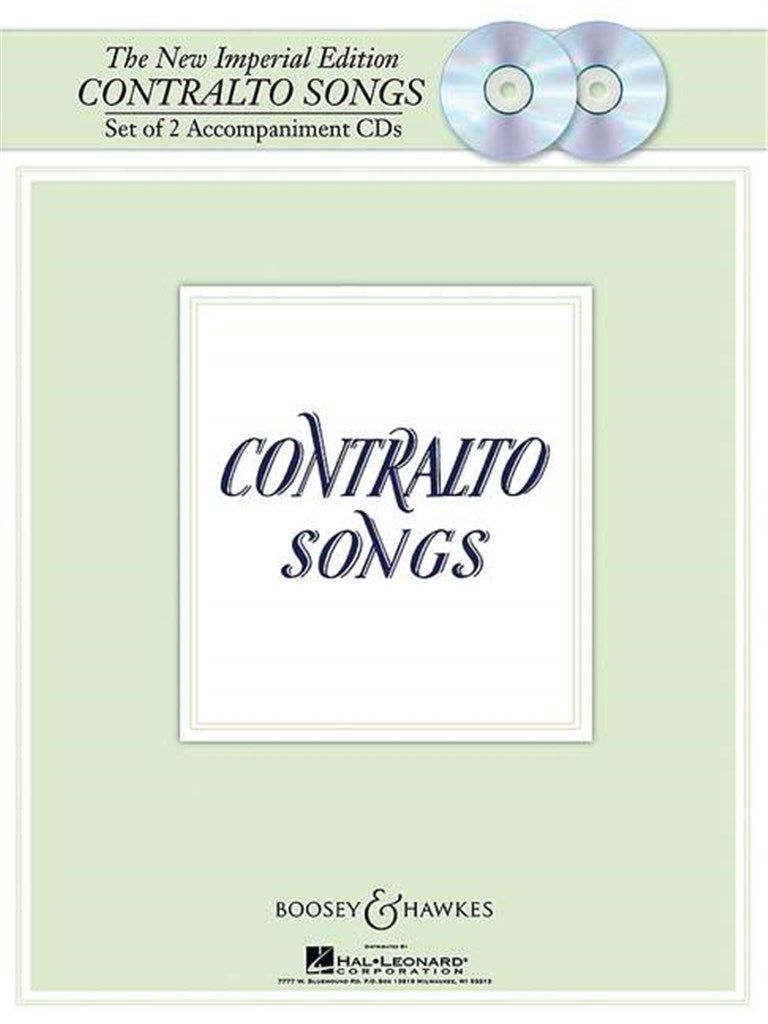 The New Imperial Edition (Contralto and Piano) CDs only