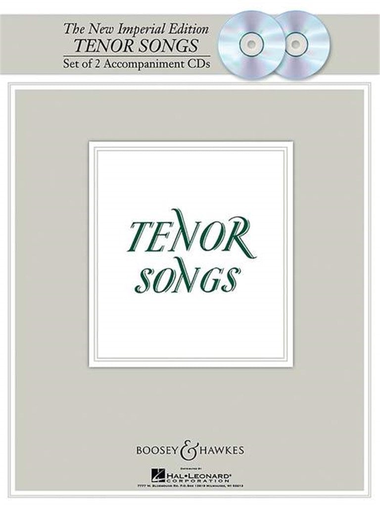 The New Imperial Edition (Tenor and Piano) CDs only