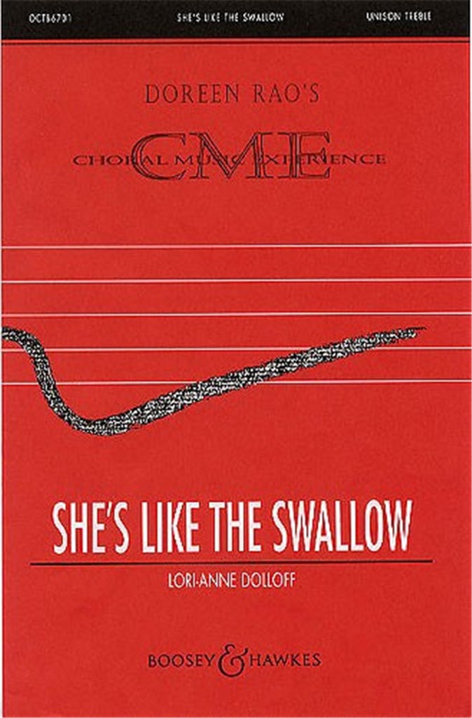 She's Like The Swallow (Choral Score)