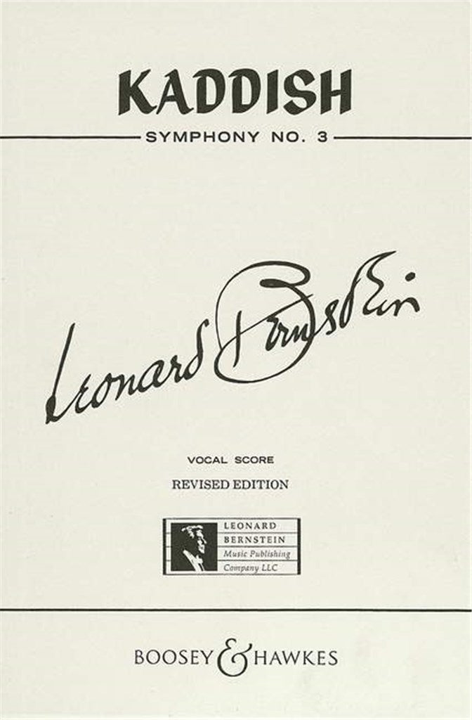 Kaddish: Symphony No. 3 (Vocal score)