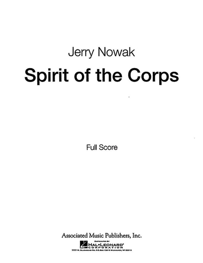 Spirits Of The Corps (Score Only)