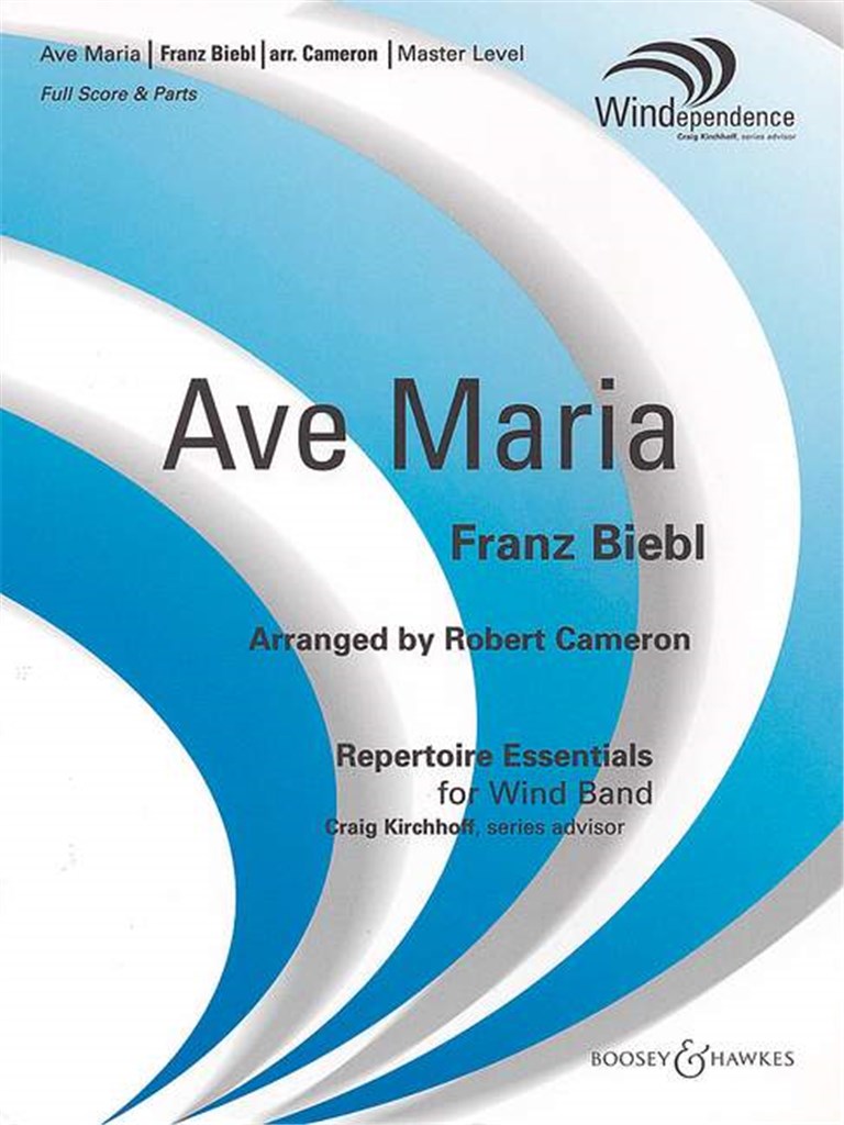 Ave Maria, arr. Wind Band (Score & Parts)