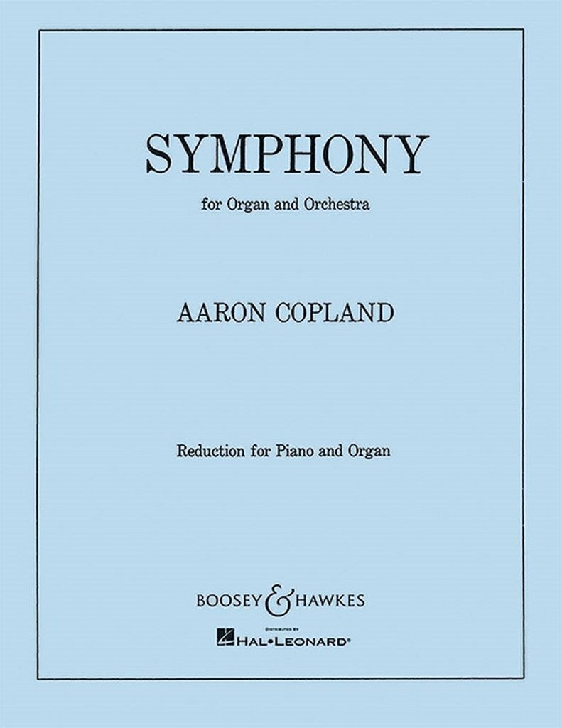 Symphony for Organ and Orchestra (Piano Reduction)