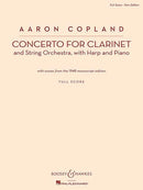 Concerto for Clarinet (Score)