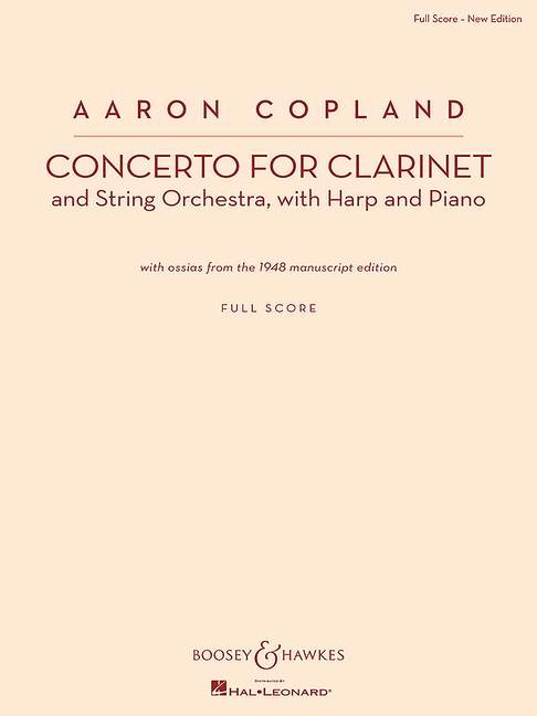 Concerto for Clarinet (Score)