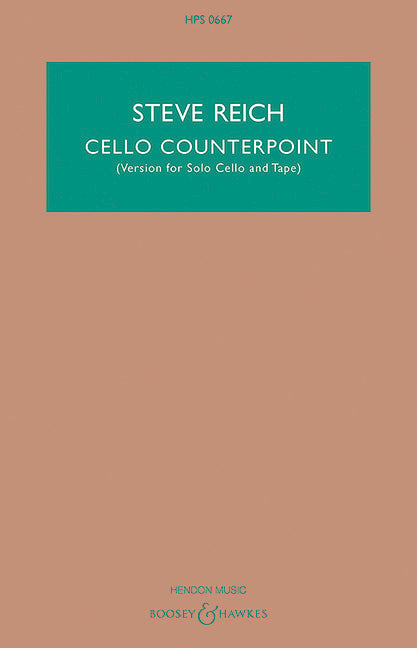 Cello Counterpoint (cello and tape)