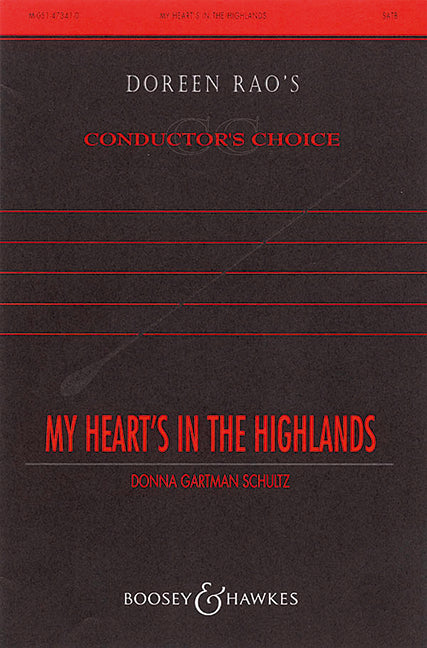 My heart's in the highlands (mixed choir (SATB), violin and piano)