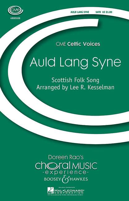 Auld Lang Syne (mixed choir (SATB), piano or harp)