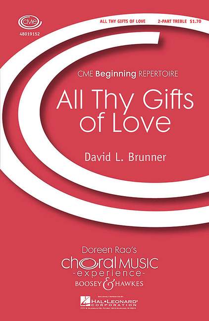 All Thy Gifts of Love (2-part treble voices and piano)