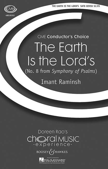 Symphony of Psalms, No.8 The earth is the Lord's