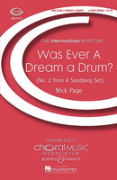 A Sandburg Set, No. 2  Was Ever A Dream a Drum?
