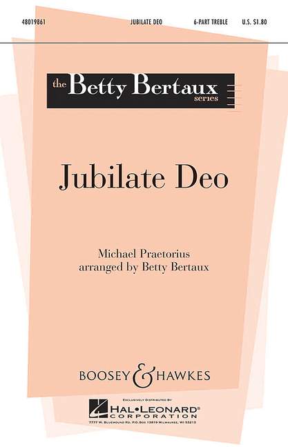 Jubilate Deo (children's choir (SSSAAA) and ensemble, piano (harp) ad libitum)