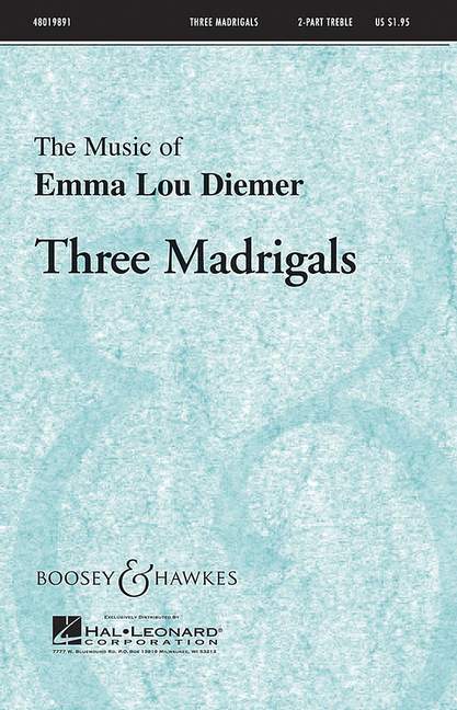 Three Madrigals (2-part chorus (SA) and piano)