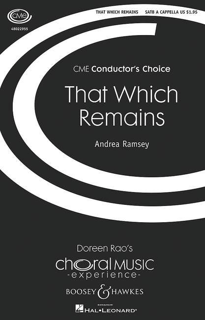 That Which Remains (mixed choir (SATB) a cappella)