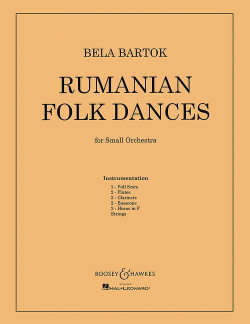 Rumanian Folk Dances (score and parts)