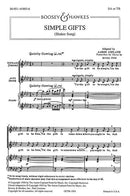Old American Songs I, No. 4 Simple Gifts (Shaker Song) (SSA & piano)