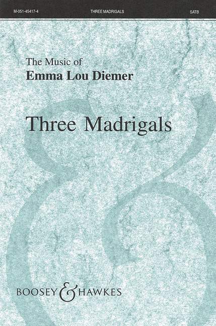 Three Madrigals (mixed choir (SATB) and piano)