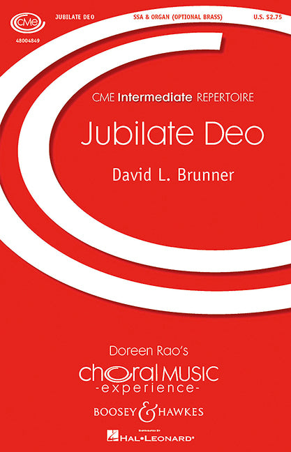 Jubilate Deo (3-part treble voices (SSA), 2 trumpets, horn, trombone, tuba and organ)