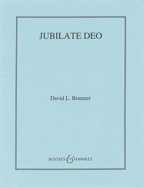 Jubilate Deo (choir, 2 trumpets, horn, trombone and organ)