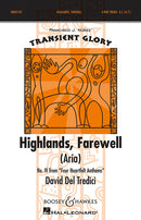 Four Heartfelt Anthems, No. 4 Highlands, Farewell
